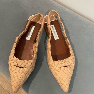 Zara Woven Slingback Flats
